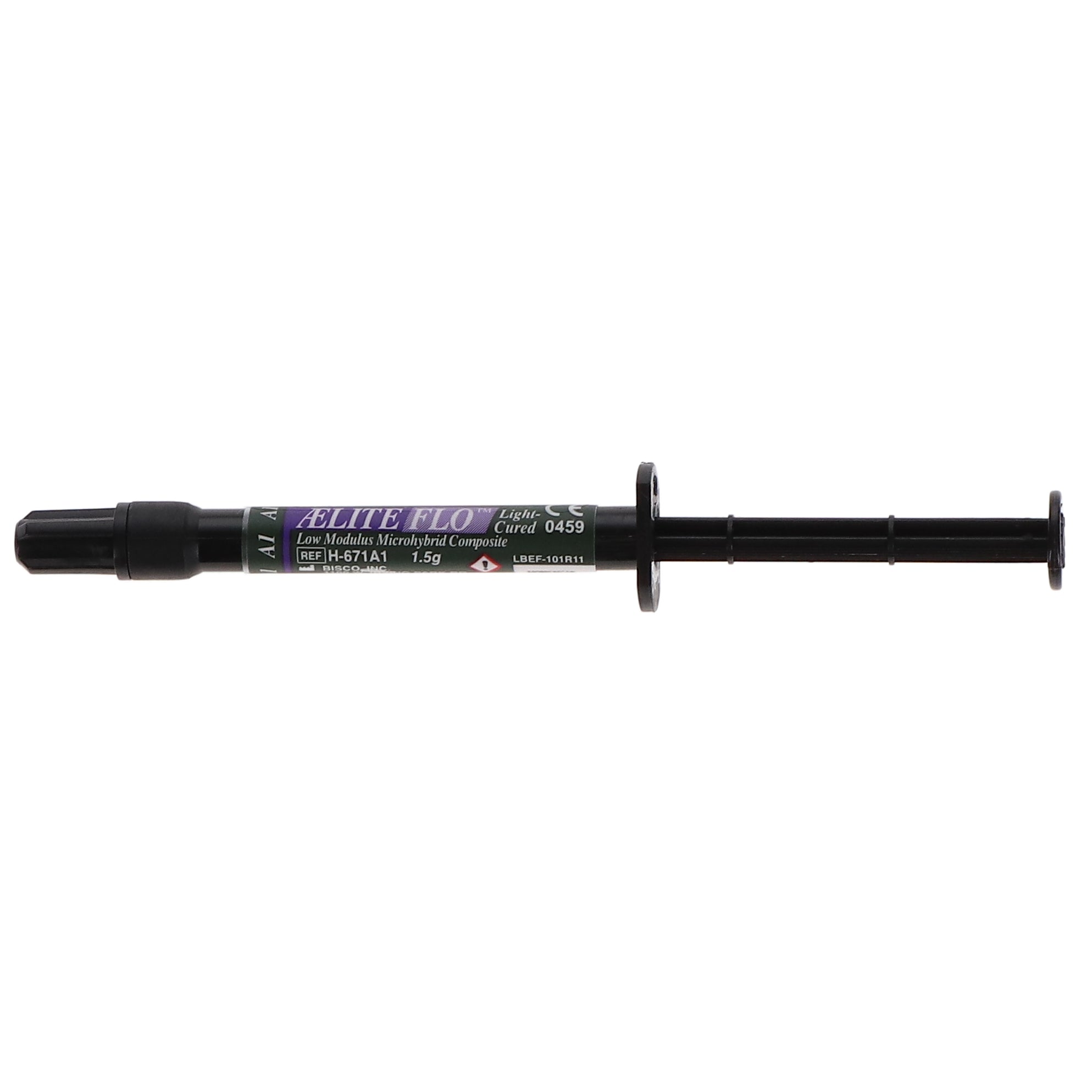 Bisco H-671A1F AeliteFlo Light Cure Microhybrid Composite Syringe A1 1.5 Gm EXP Dec 2024 Bisco H-671A1F AeliteFlo Light Cure Microhybrid Composite Syringe A1 1.5 Gm EXP Dec 2024